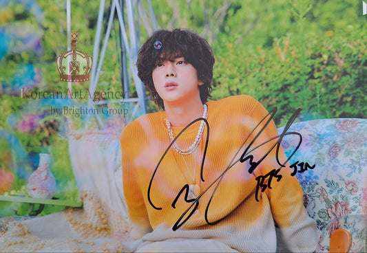 BTS Jin Autograph