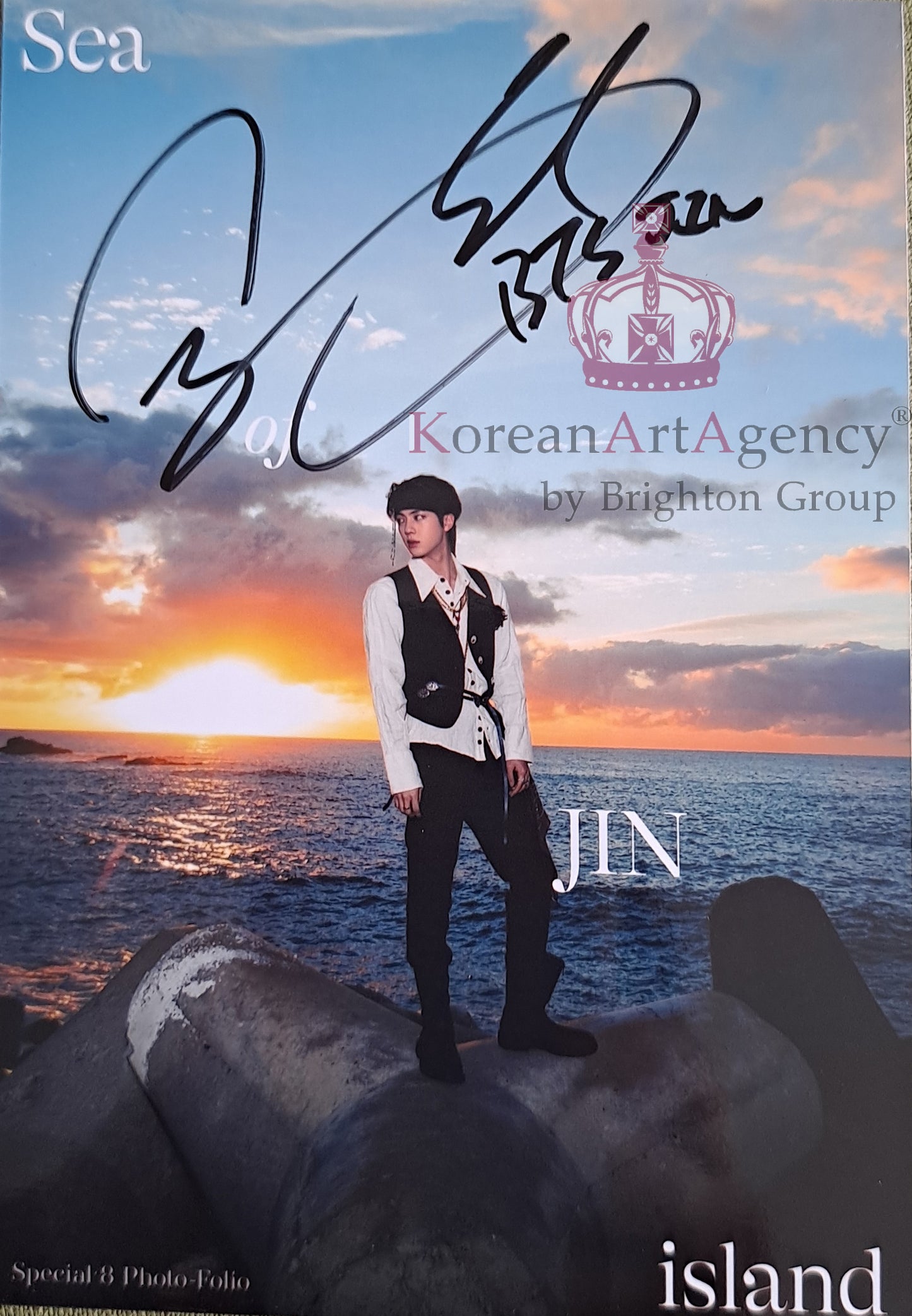 BTS Jin Autograph