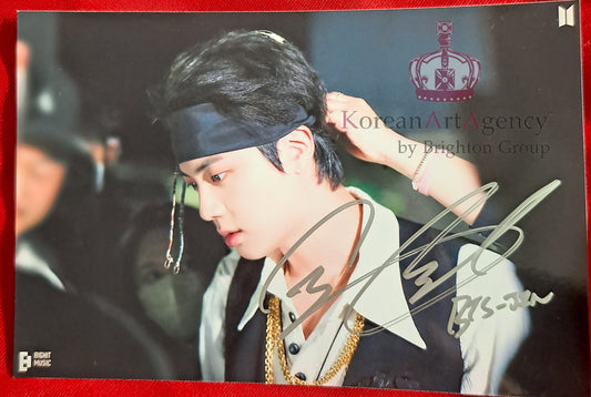 BTS Jin Autograph