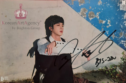 BTS Jin Autograph