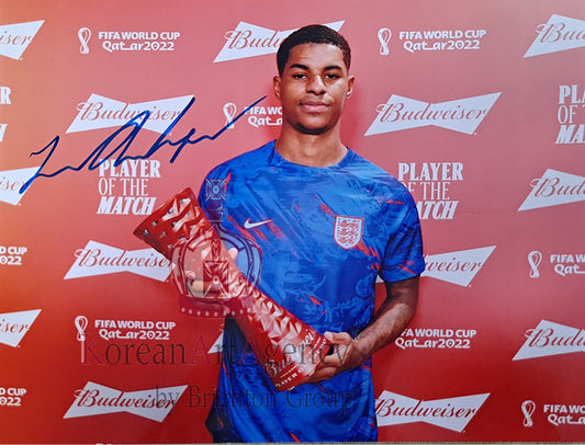 England - Marcus Rashford Autograph