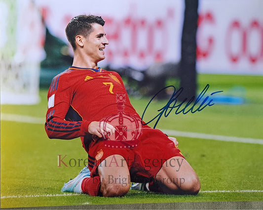 Spain - Álvaro Morata Autograph