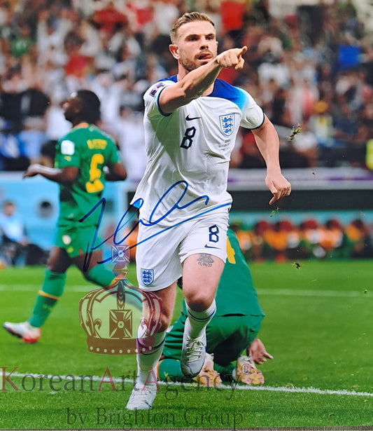 England - Jordan Henderson Autograph