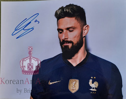 France - Olivier Giroud Autograph