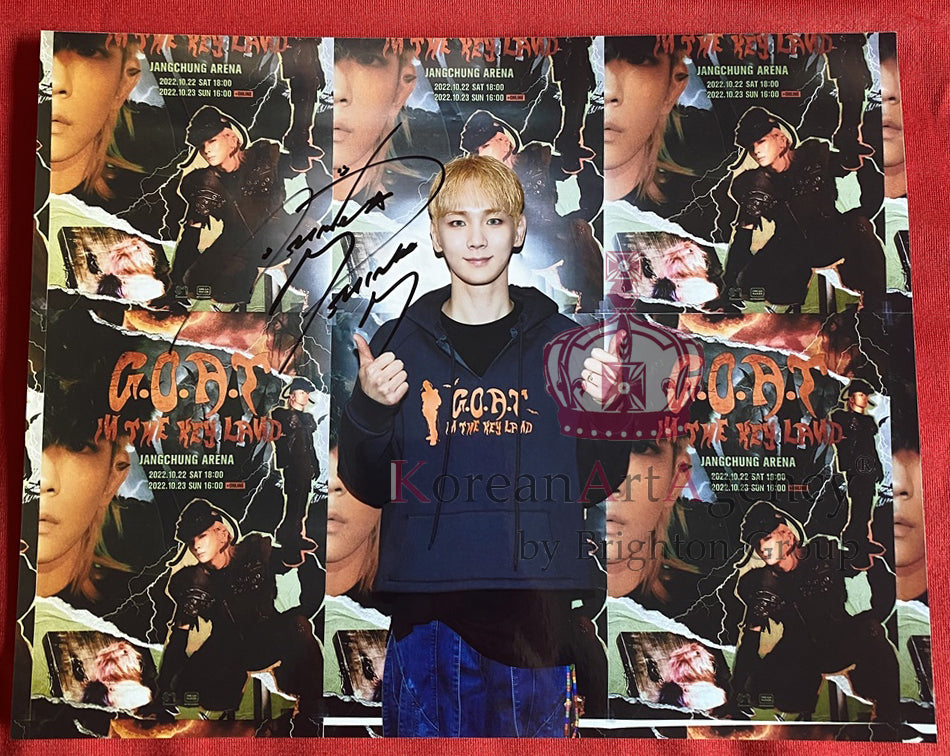 SHINEE Key Autograph 20 x 30cm