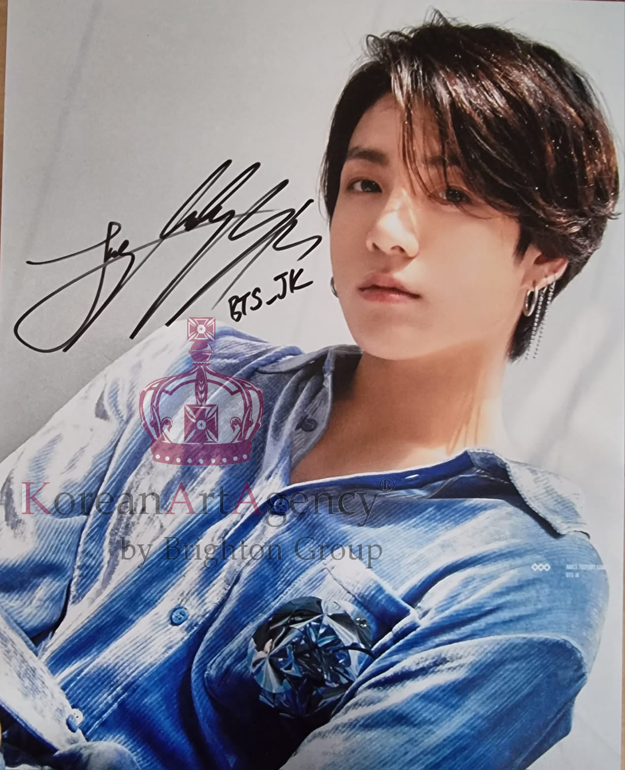 BTS Jungkook Autograph 20x30cm 10inches