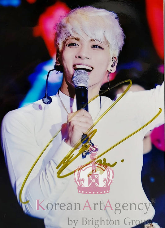 Shinee Jonghyun 13x18cm Autograph