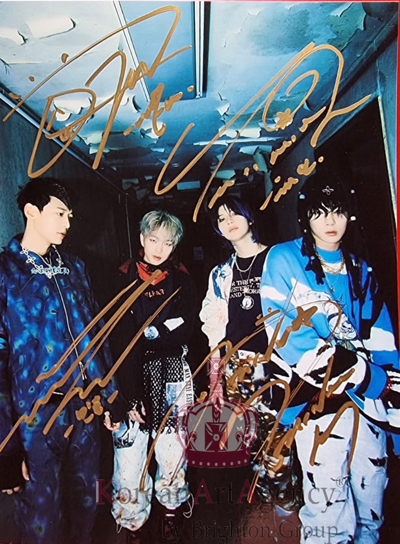 Shinee Choi Min Ho Onew Key Taemin 13x18 Autograph