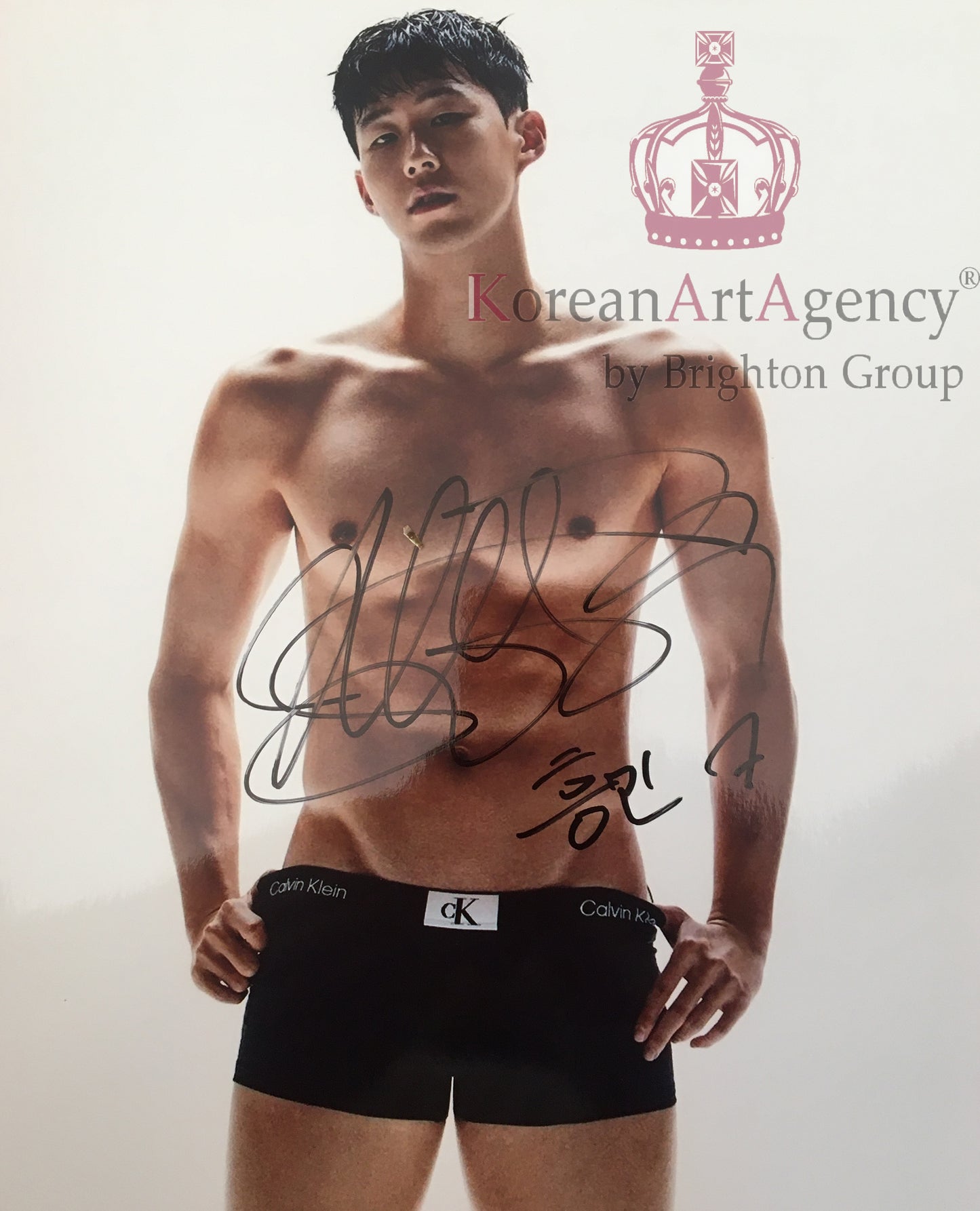 Son Heung Min Calvin Klein 2023 Spring Underwear Autograph 10inches