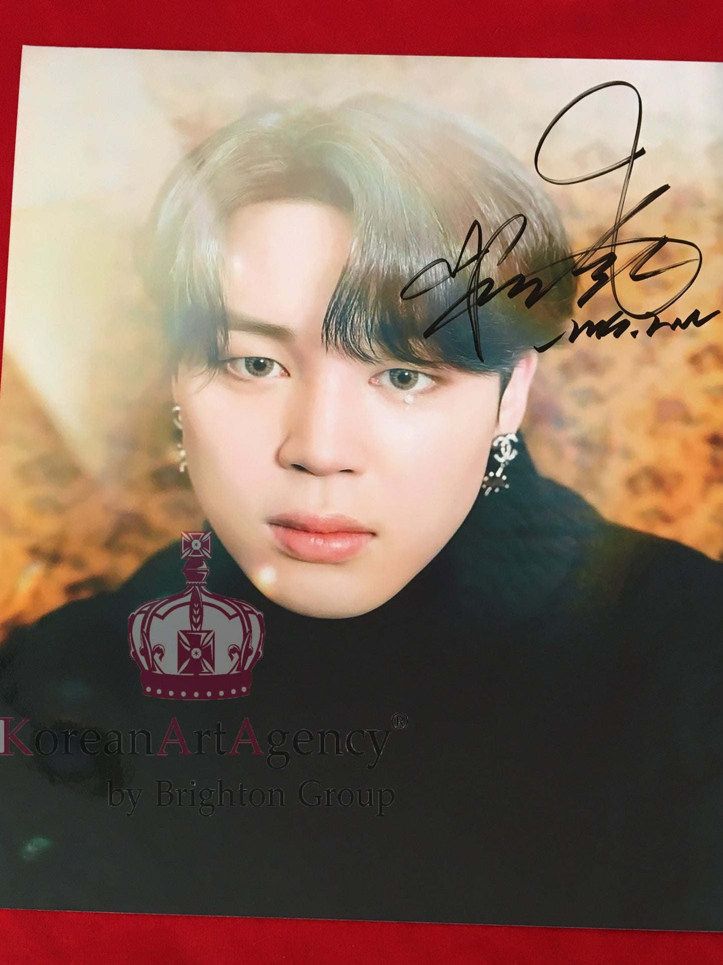 BTS Jimin 30x26cm 10inches Autograph