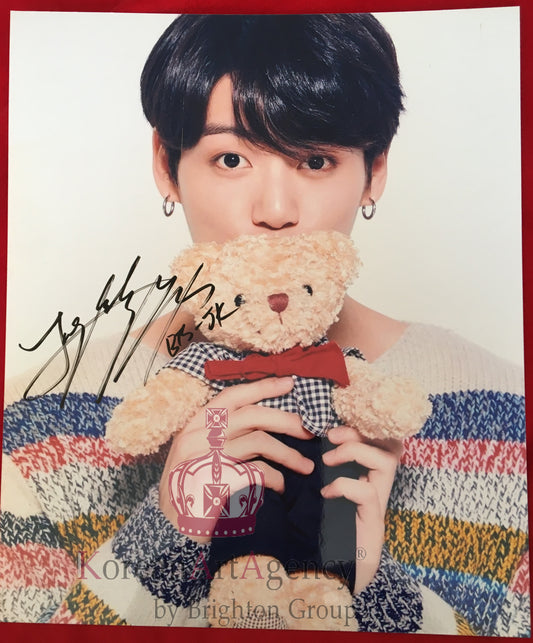 BTS Jungkook 30x26cm 10inches Autograph