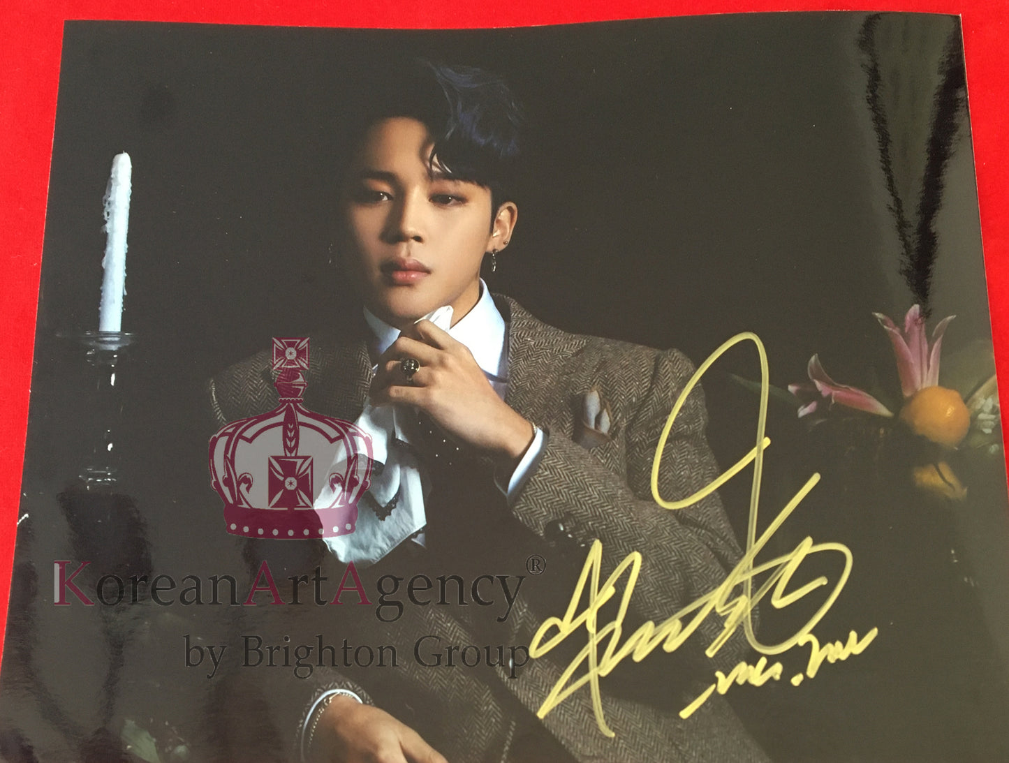 BTS Jimin 30x26cm 10inches Autograph