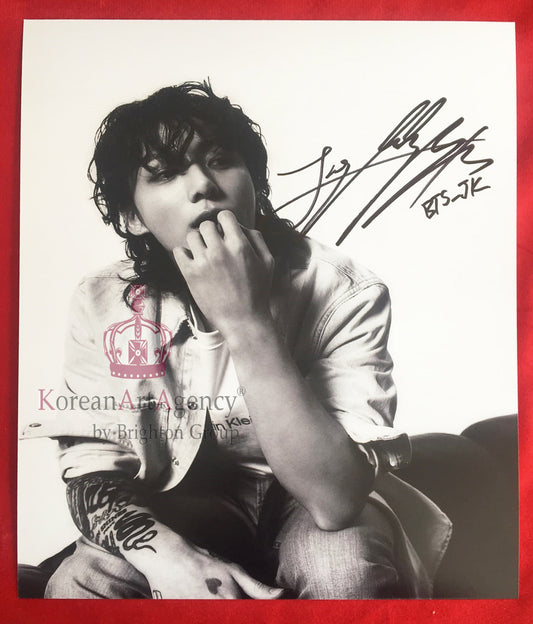 BTS Jungkook Calvin Klein Campaign Global Ambassador 10inches Autograph