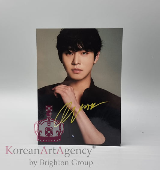 Ahn Hyo Seop 13x18cm autograph signed photo Korean actor