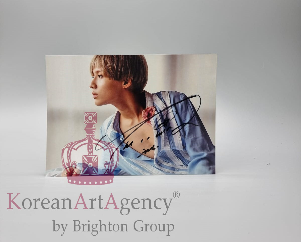 SHINEE Taemin 13x18cm Autograph