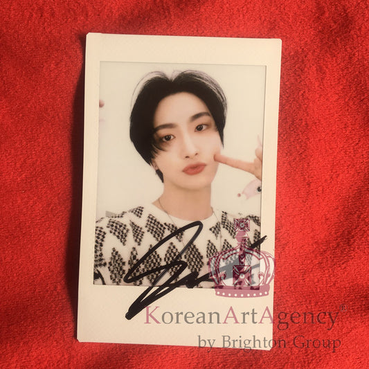 Park Seong Hwa ATEEZ autographed Polaroid