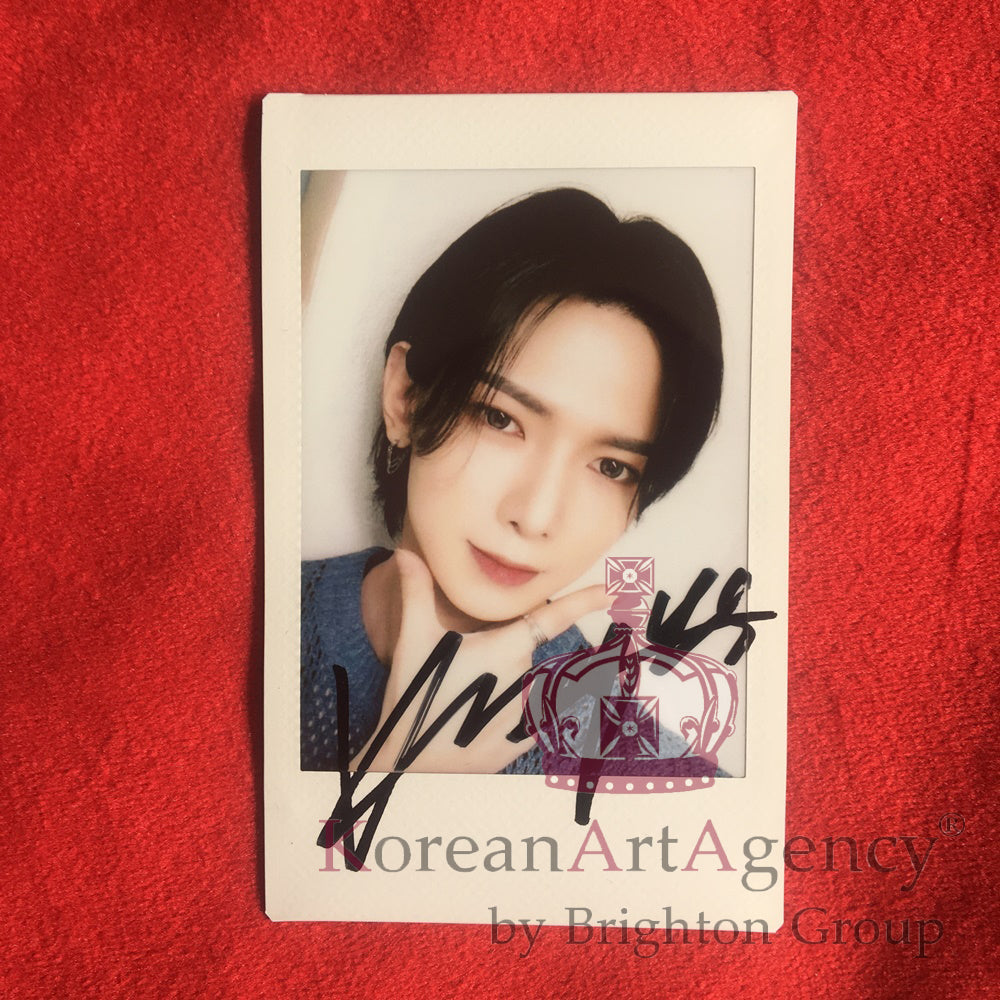 ATEEZ Kang Yeosang Polaroid Autograph Signed K-pop Collectible