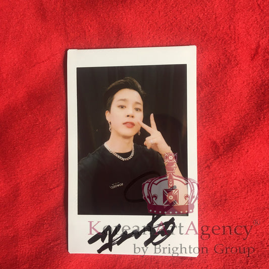 BTS Jimin Polaroid Autograph