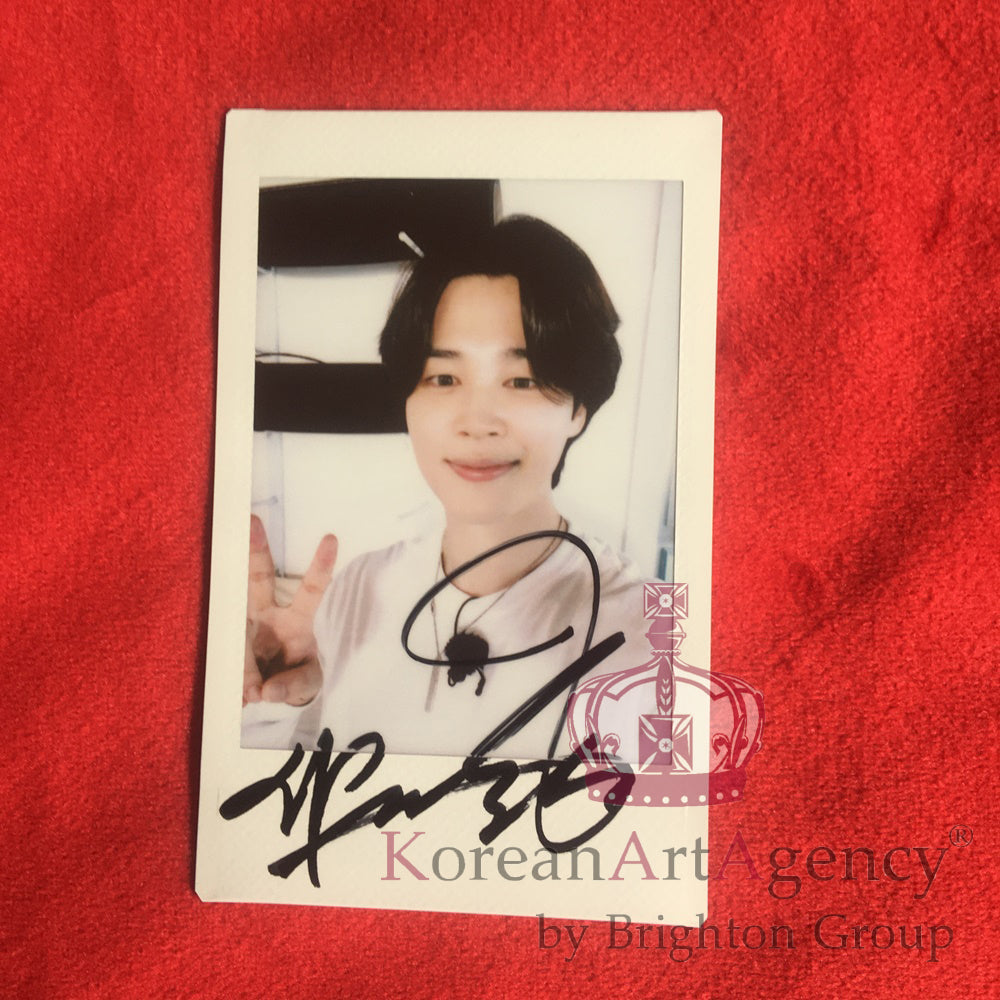 BTS Jimin Polaroid Autograph