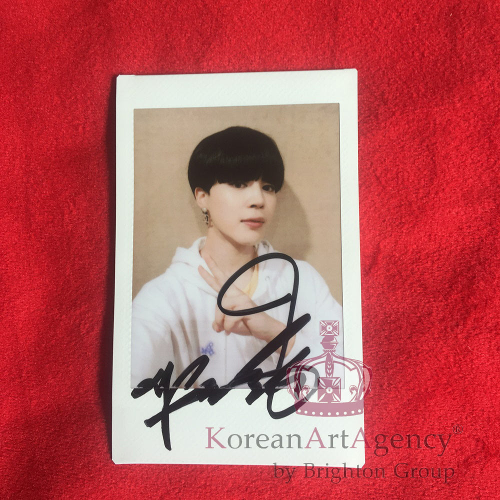 BTS Jimin Polaroid Autograph