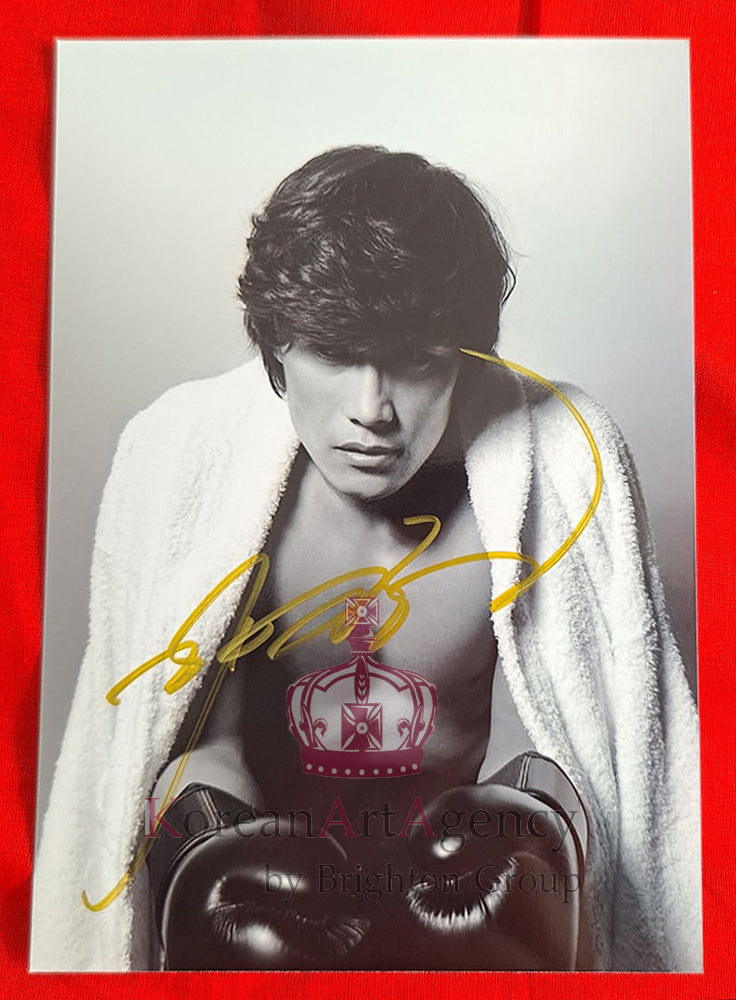 Lee Byun Hun Limited Rare Collection of Photo Exhibition in Japan by Photographer Karl Lagerfeld Autographed by LBH