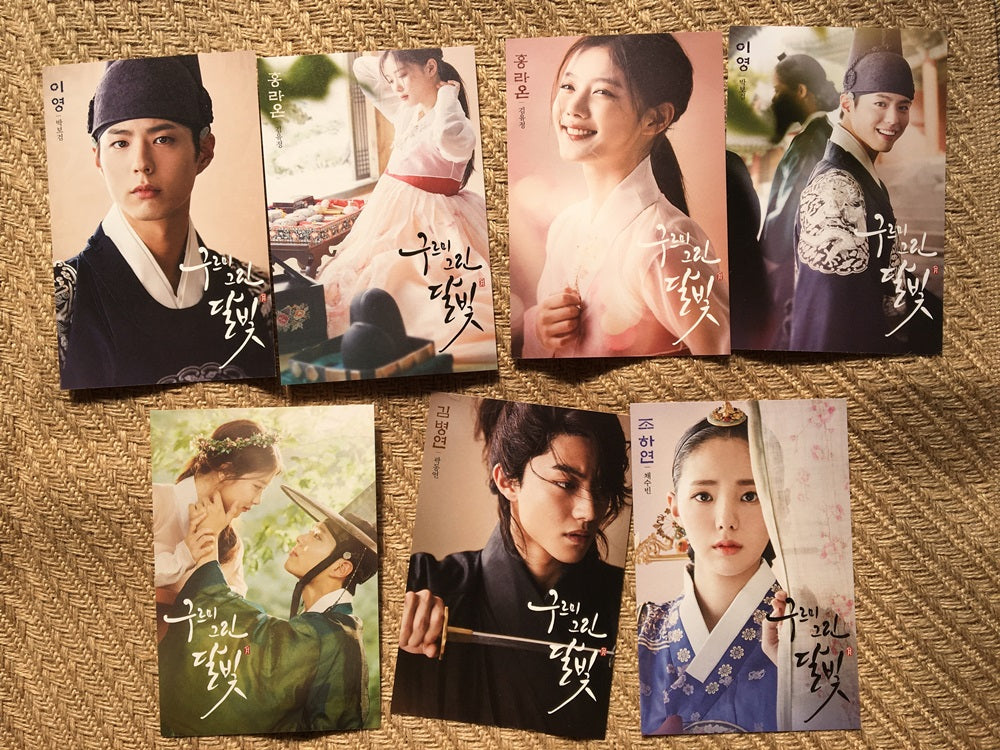 Love in the Moonlight 7pcs Set Photocards Autographes