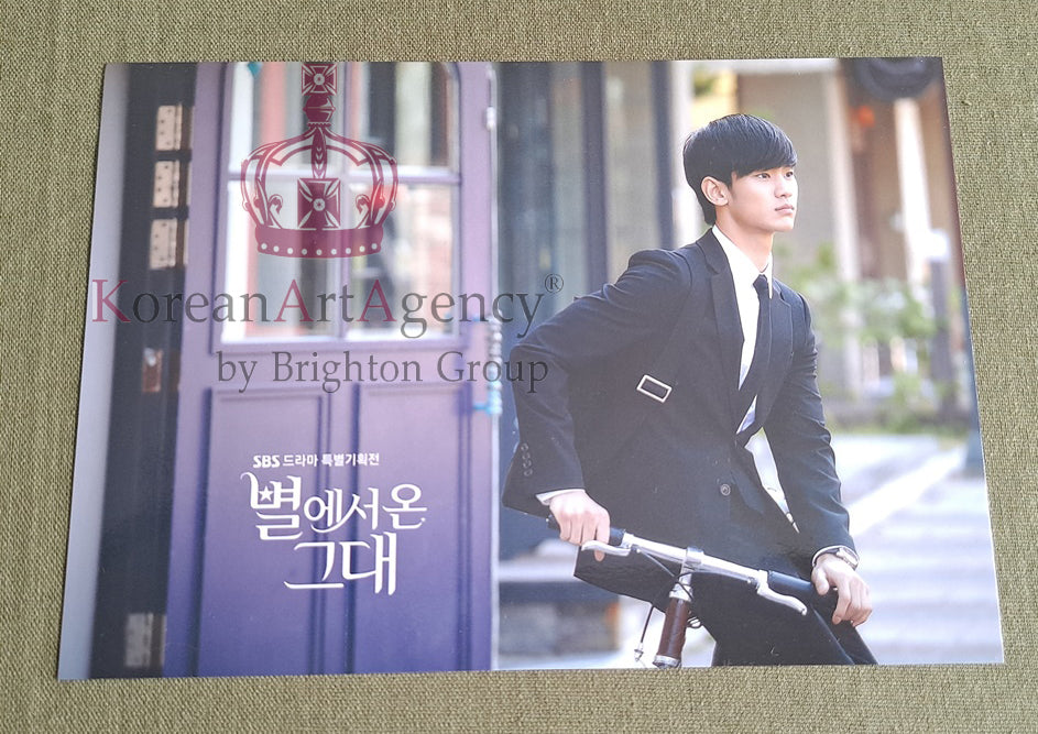 Kim Soo Hyun Jun Ji Hyun My Love From a Star 5pcs Hard Paper Autograph