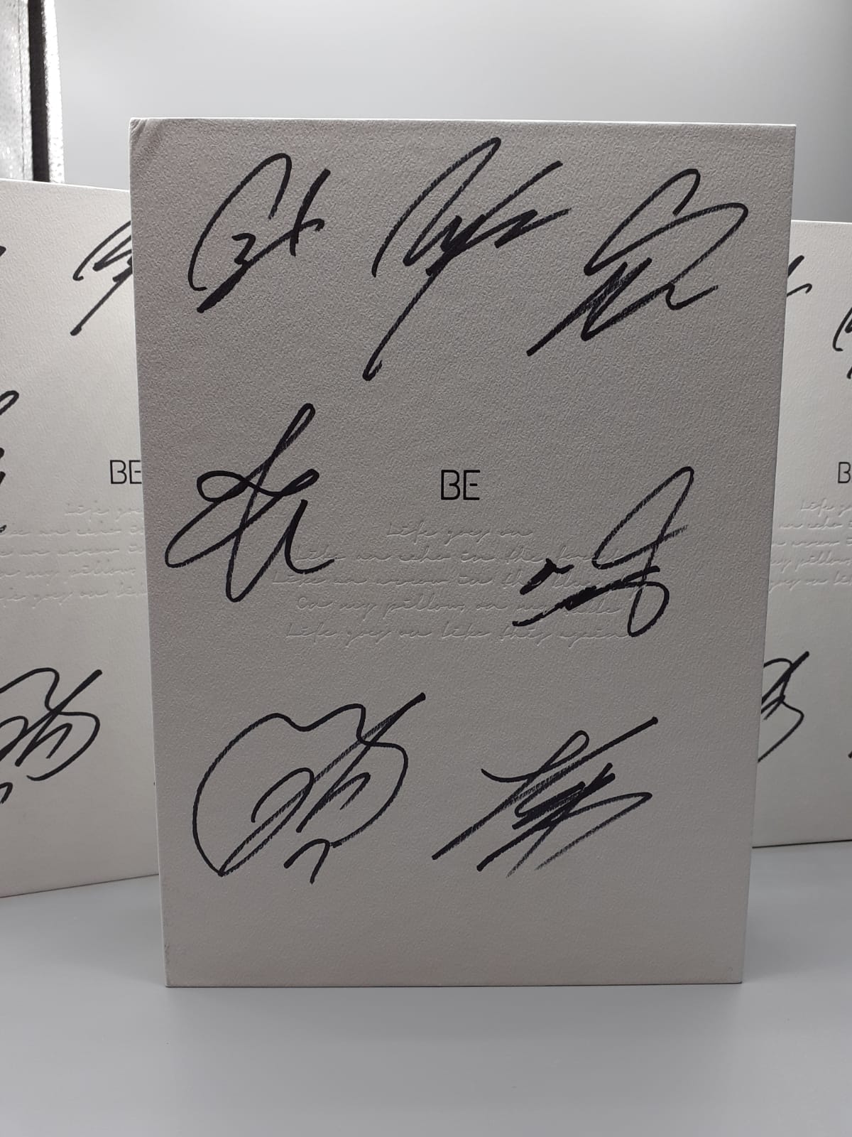 BTS BE Album Autographed Jimin, Jin, V, Jhope, Jungkook, RM, Suga