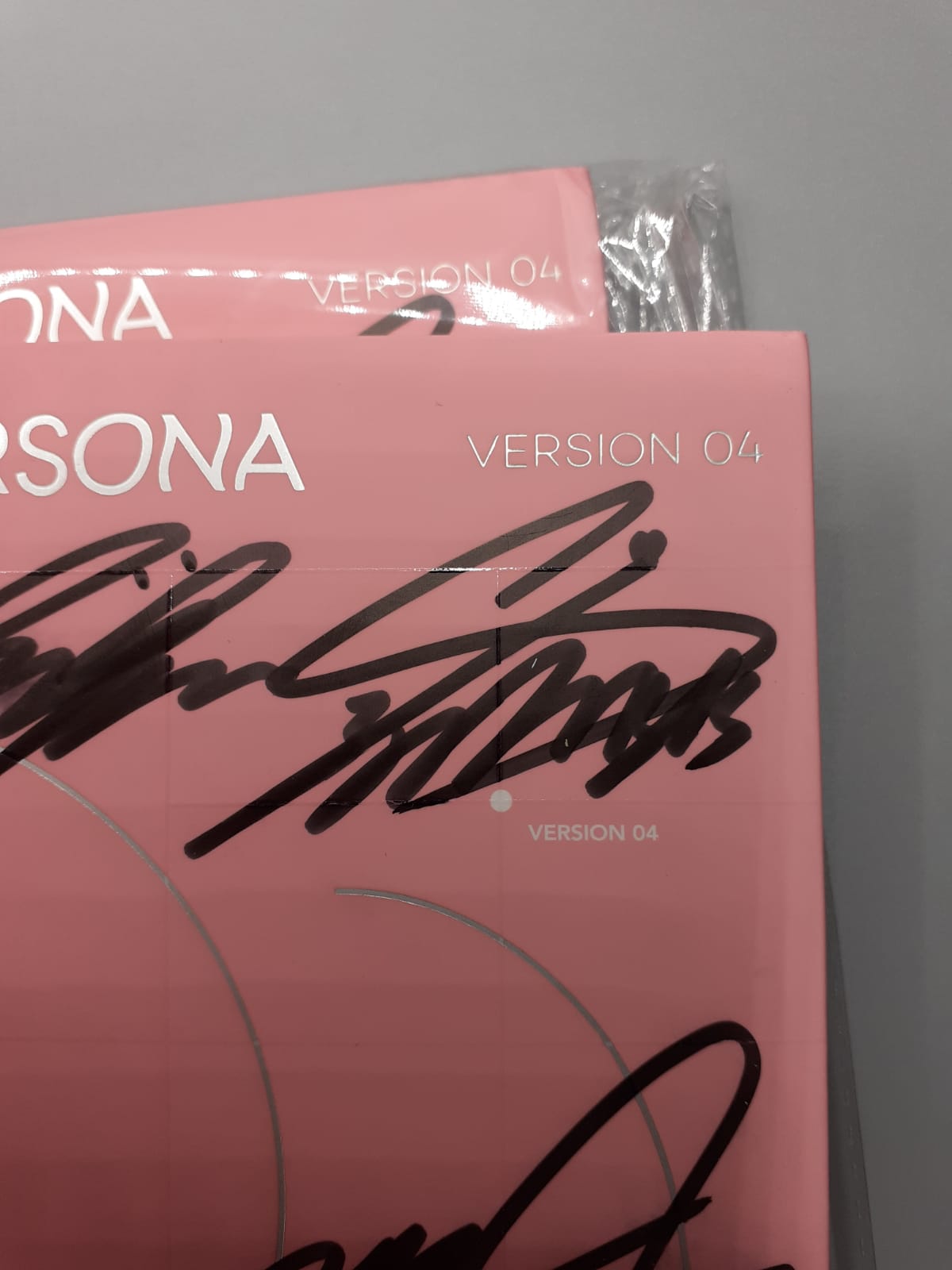 BTS MAP OF THE SOUL: PERSONA 4 Versions SET Autographed Jimin V Jungkook JHope Suga RM Jin