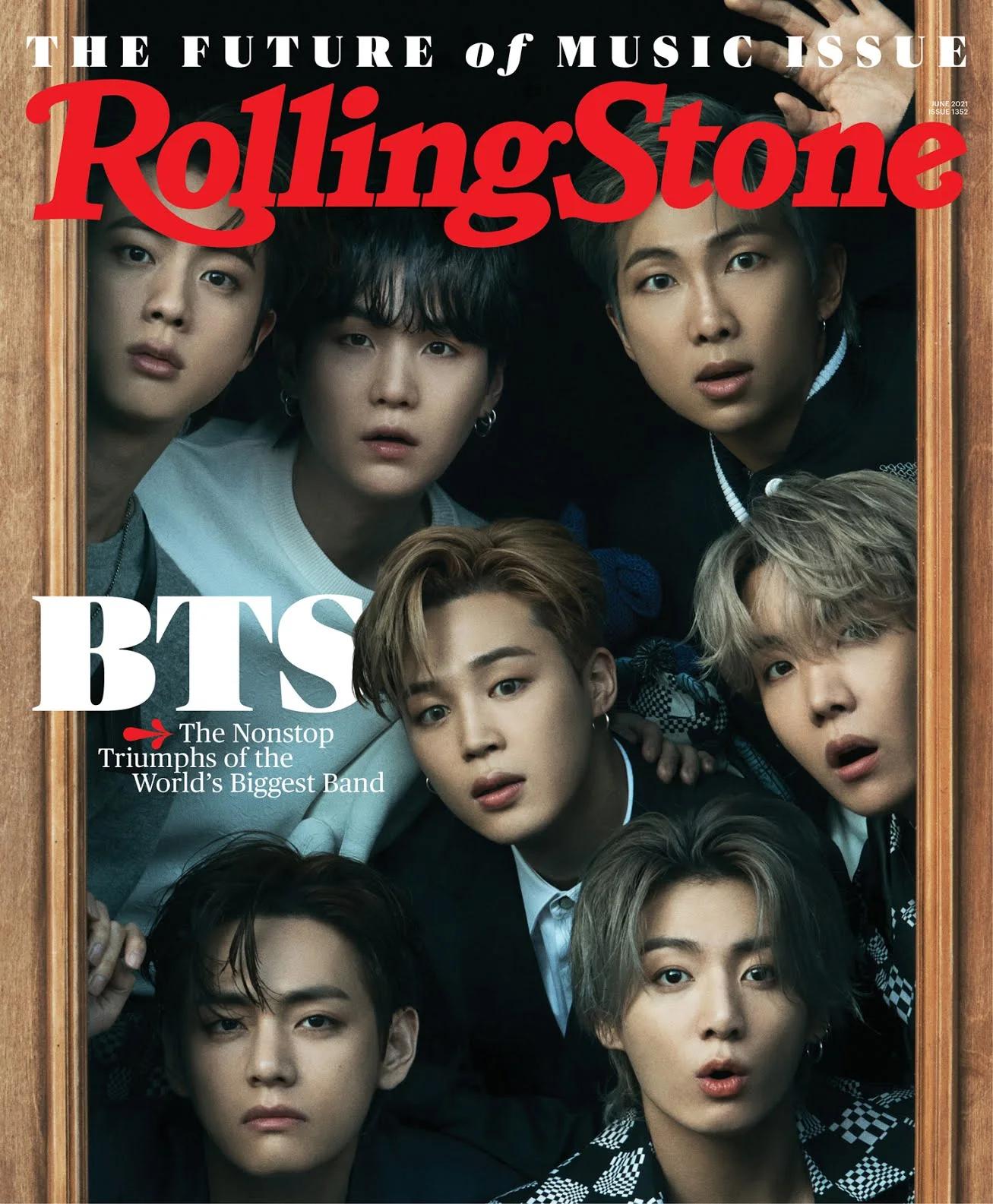 BTS Rolling Stone BTS Cover Edition 8pcs Magazines Collectors Box Set Autographed Jimin V RM Jungkook Jhope Jin Suga Limited Edition