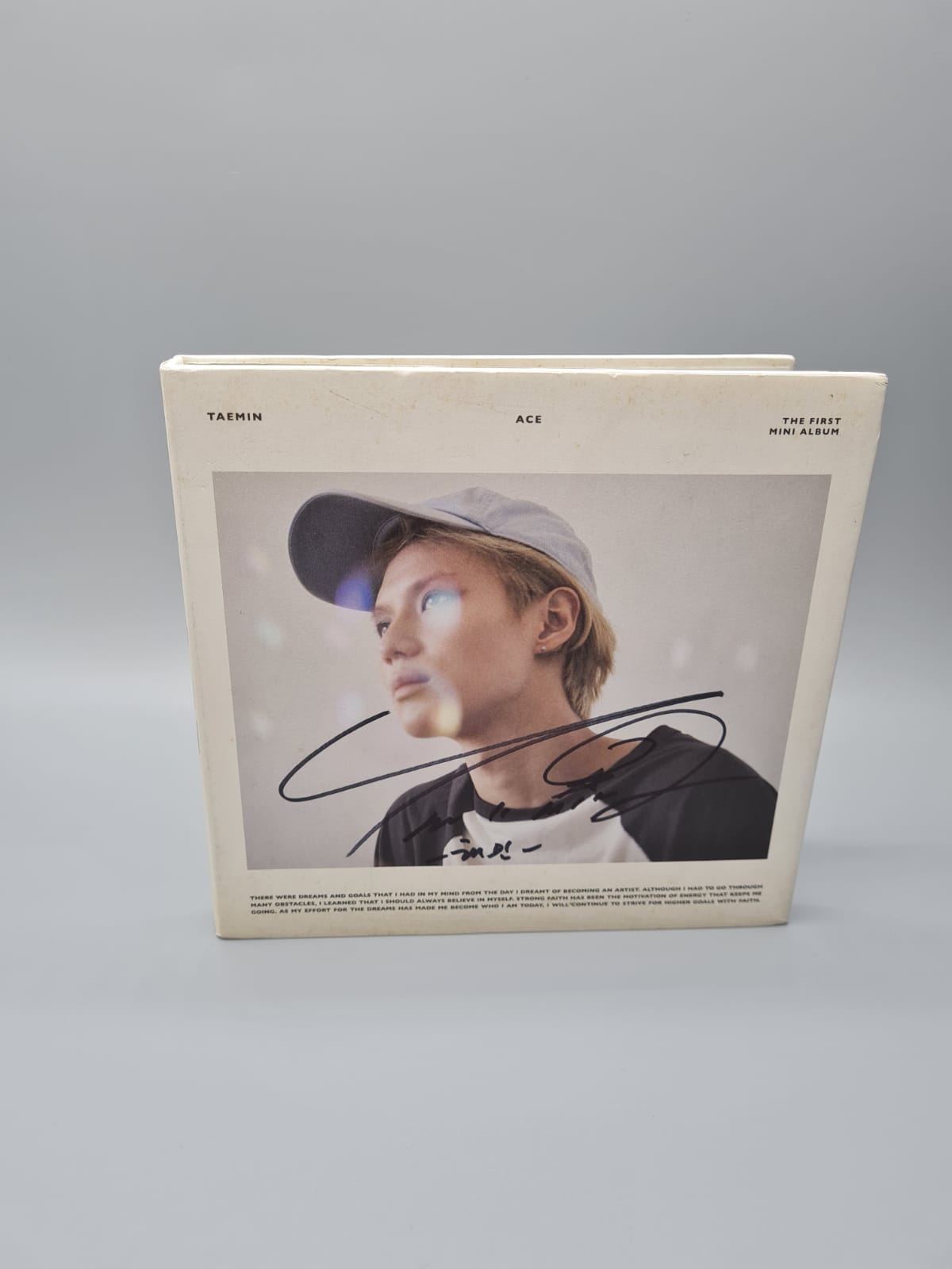 Tae Min First Mini Album Autographed Album