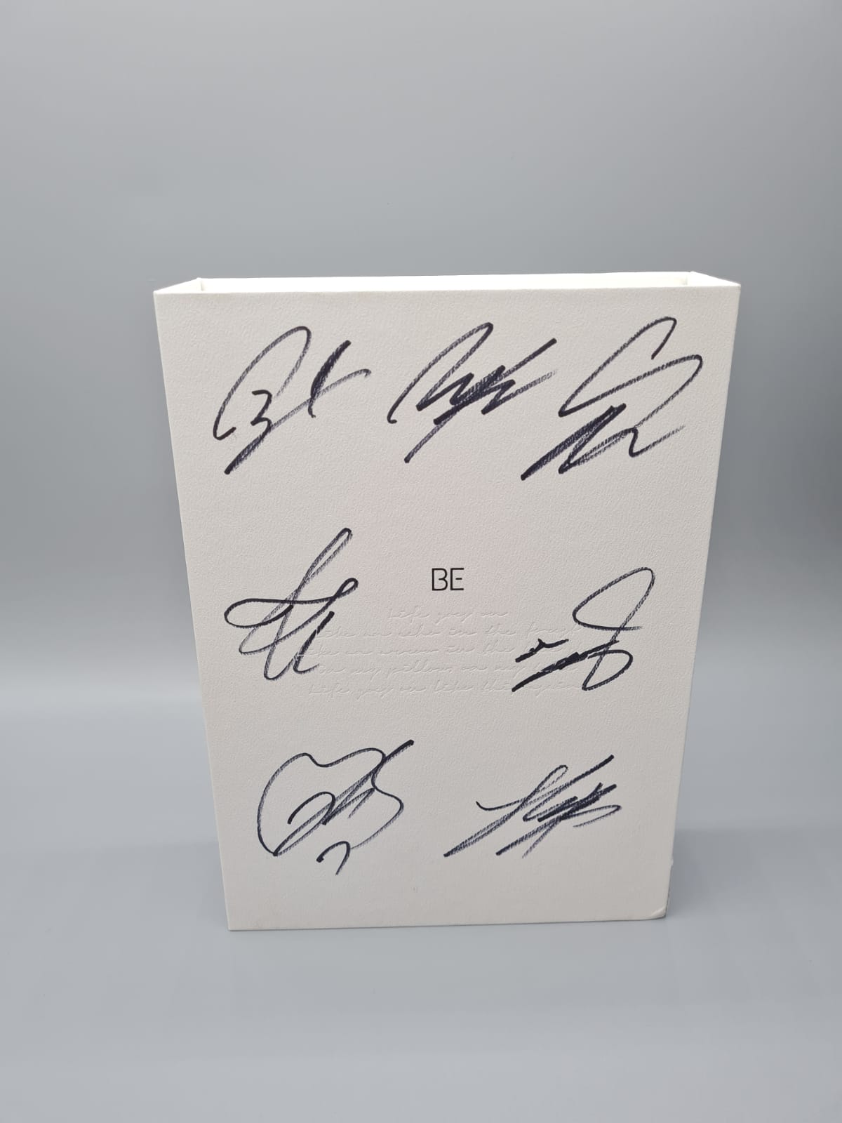 BTS BE Album Autographed Jimin, Jin, V, Jhope, Jungkook, RM, Suga