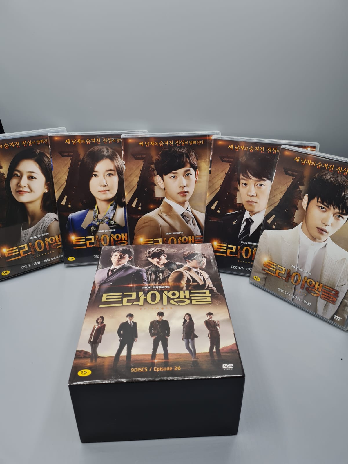 Triangle Kdrama Korean Series 9Disc DVD English Subtitle Lee Bum Soo Kim Jae Joong