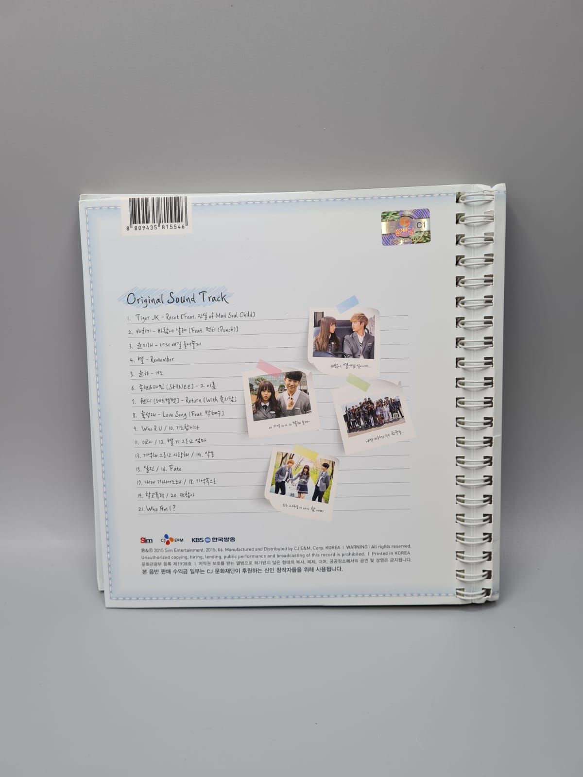 Who Are You: School 2015 OST Autographed