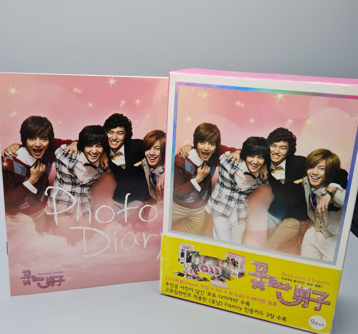 Boys Over Flowers Korean Series DVD Box Set + Photo Diary Autographed Lee Min Ho Ku Hye Seon