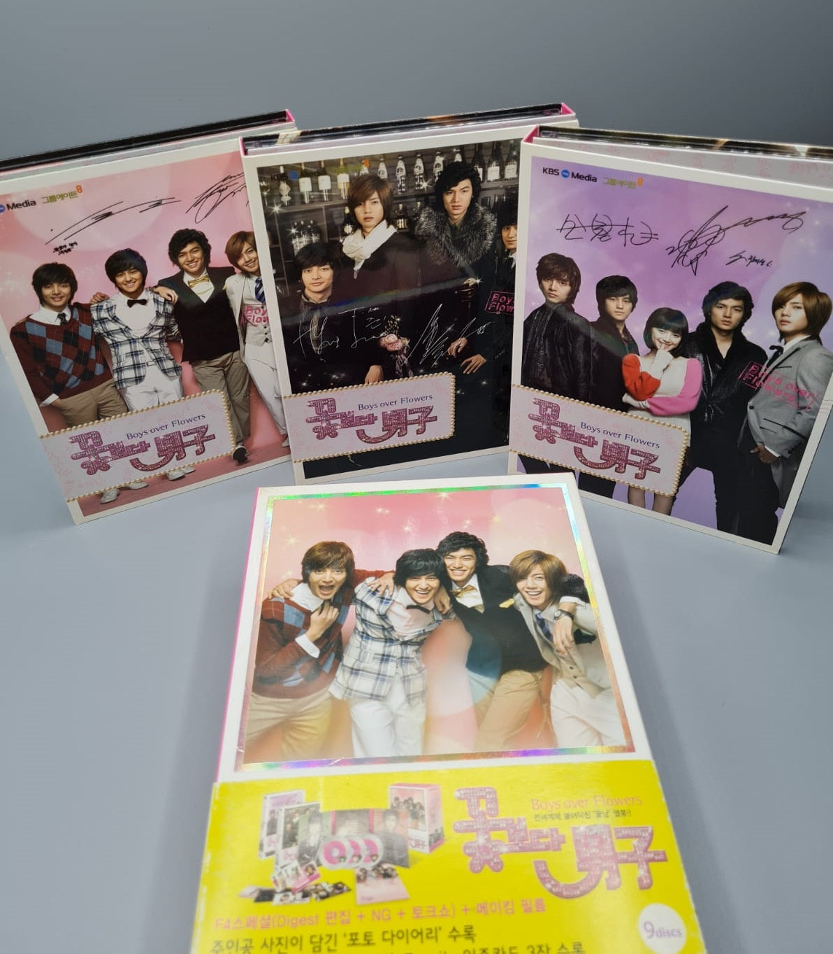 Boys Over Flowers Korean Series DVD Box Set + Photo Diary Autographed Lee Min Ho Ku Hye Seon