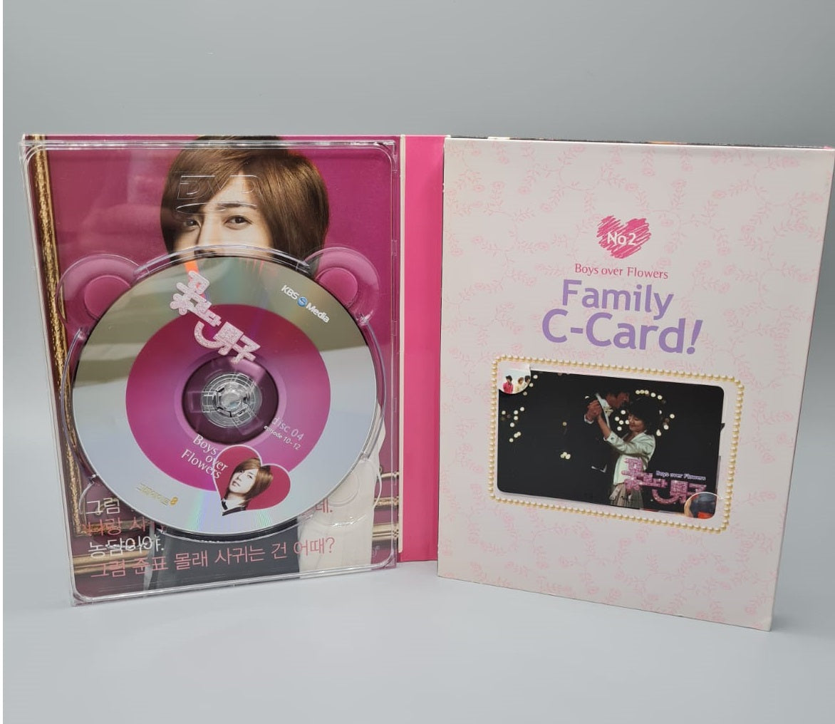 Boys Over Flowers Korean Series DVD Box Set + Photo Diary Autographed Lee Min Ho Ku Hye Seon