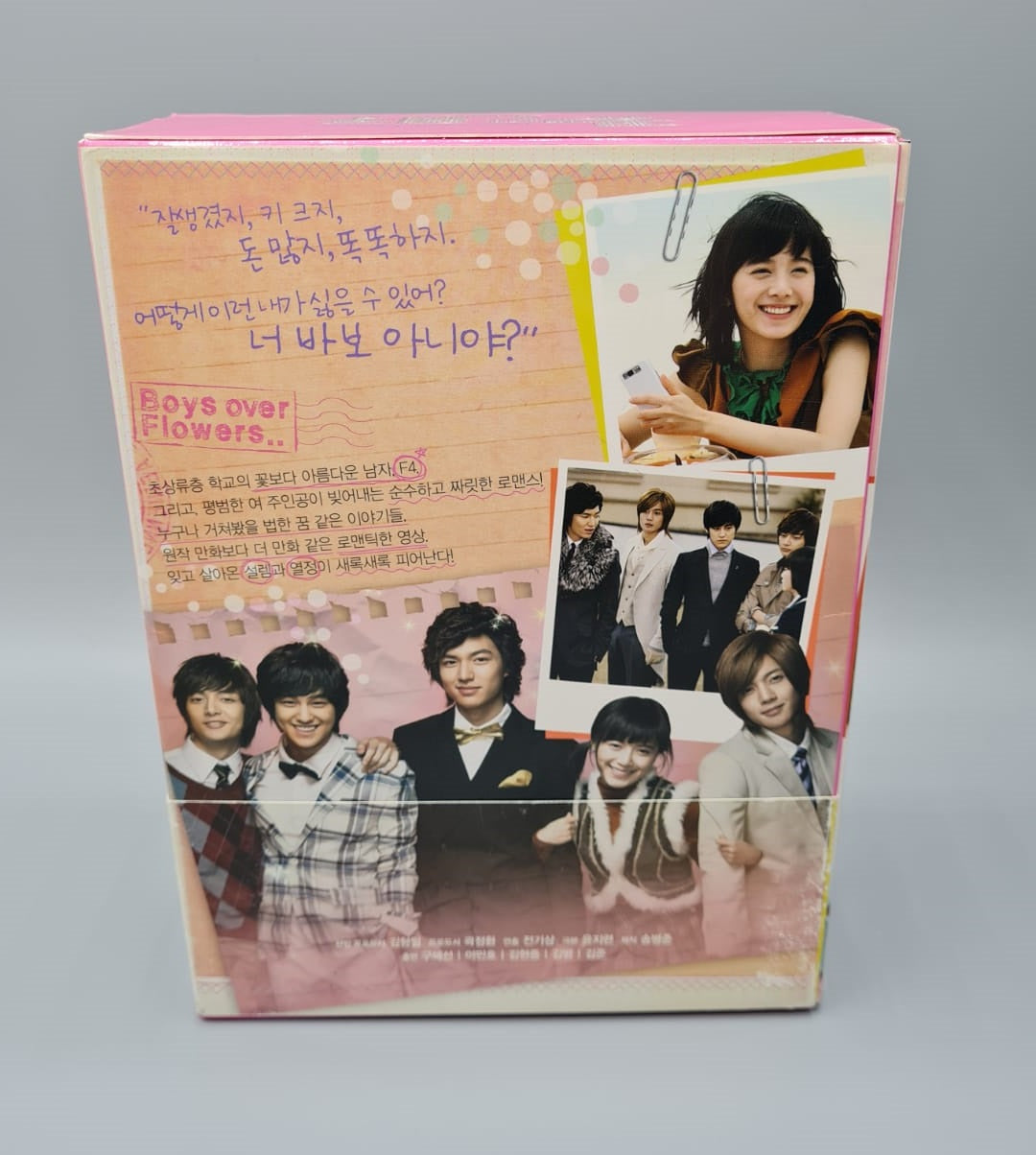 Boys Over Flowers Korean Series DVD Box Set + Photo Diary Autographed Lee Min Ho Ku Hye Seon