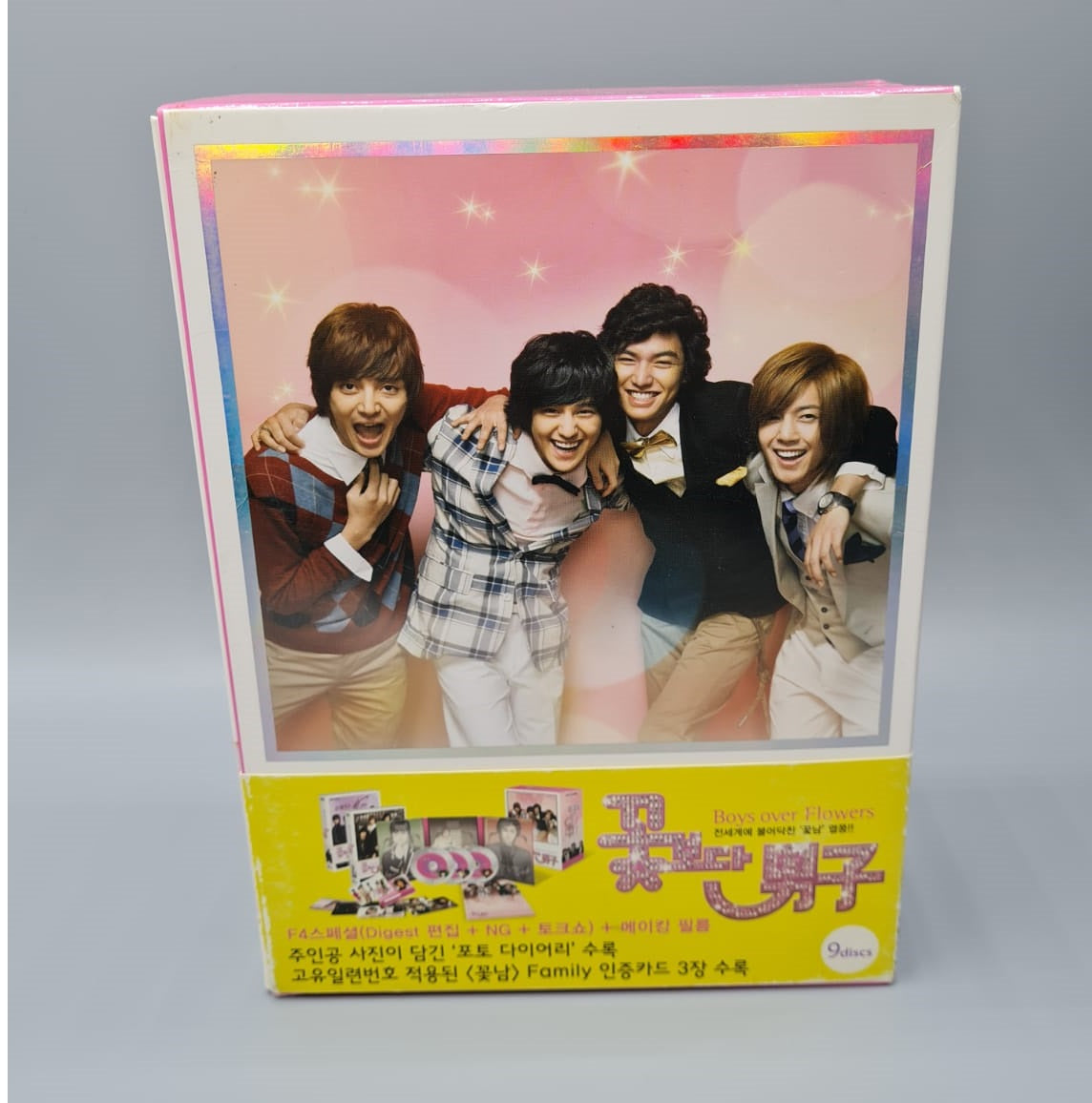 Boys Over Flowers Korean Series DVD Box Set + Photo Diary Autographed Lee Min Ho Ku Hye Seon