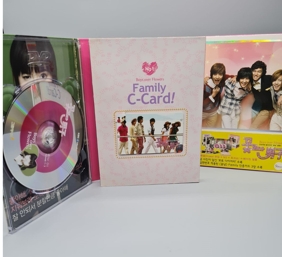 Boys Over Flowers Korean Series DVD Box Set + Photo Diary Autographed Lee Min Ho Ku Hye Seon