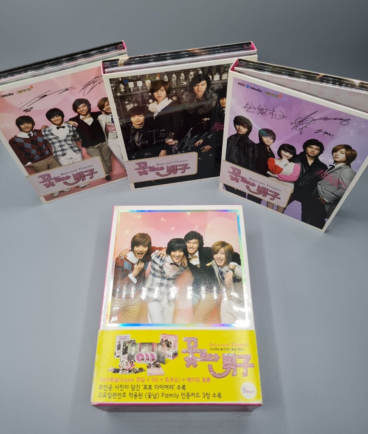 Boys Over Flowers Korean Series DVD Box Set + Photo Diary Autographed Lee Min Ho Ku Hye Seon