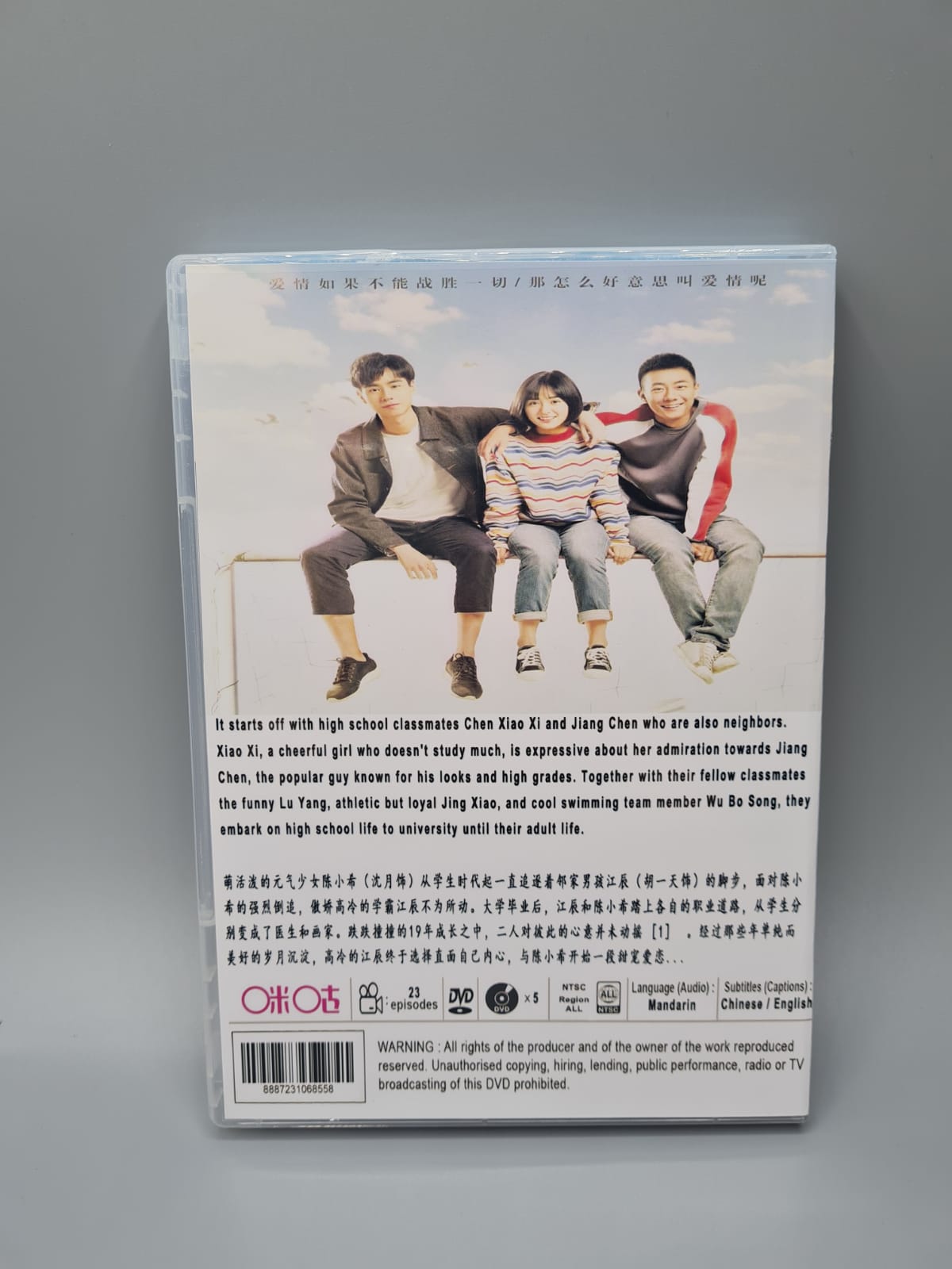 A Love So Beautiful DVD with Shen Yue and Hu Yitian