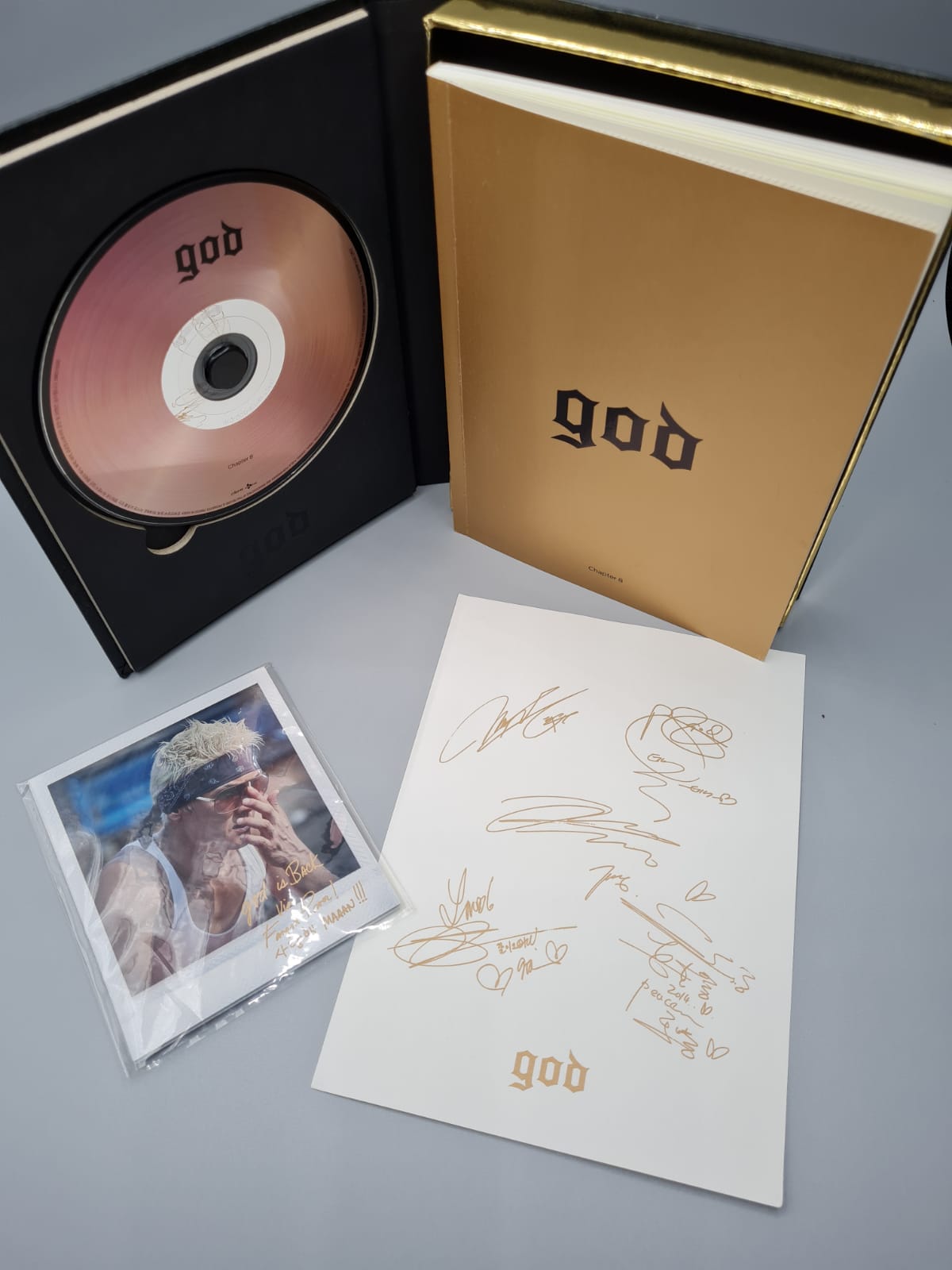 Chapter 8 god G.O.D Album Photocards Autographed