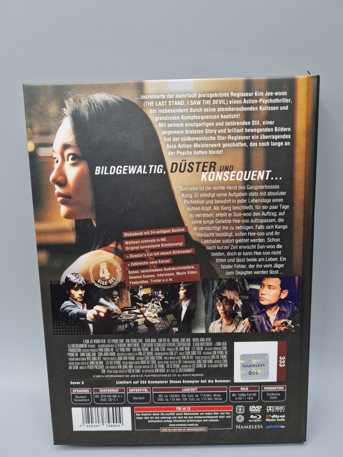 Dual language Korean/Deutsch DVD A Bittersweet Life cover