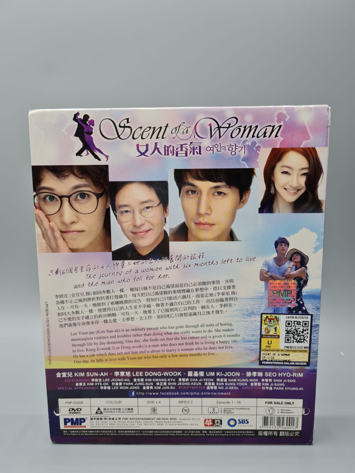 Scent of a Woman Korean Series DVD Subtitle English/Chinese/Malay Kim Sun Ah Lee Dong Wook