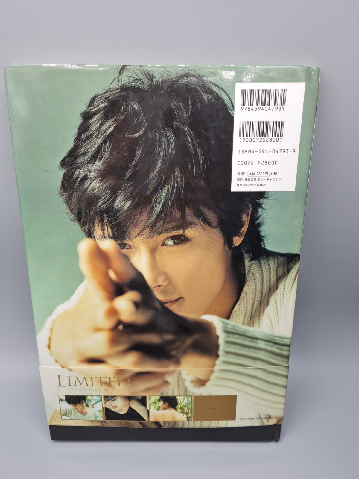 LEE BYUNG HUN - fotobook LIMITED - rare Autographed