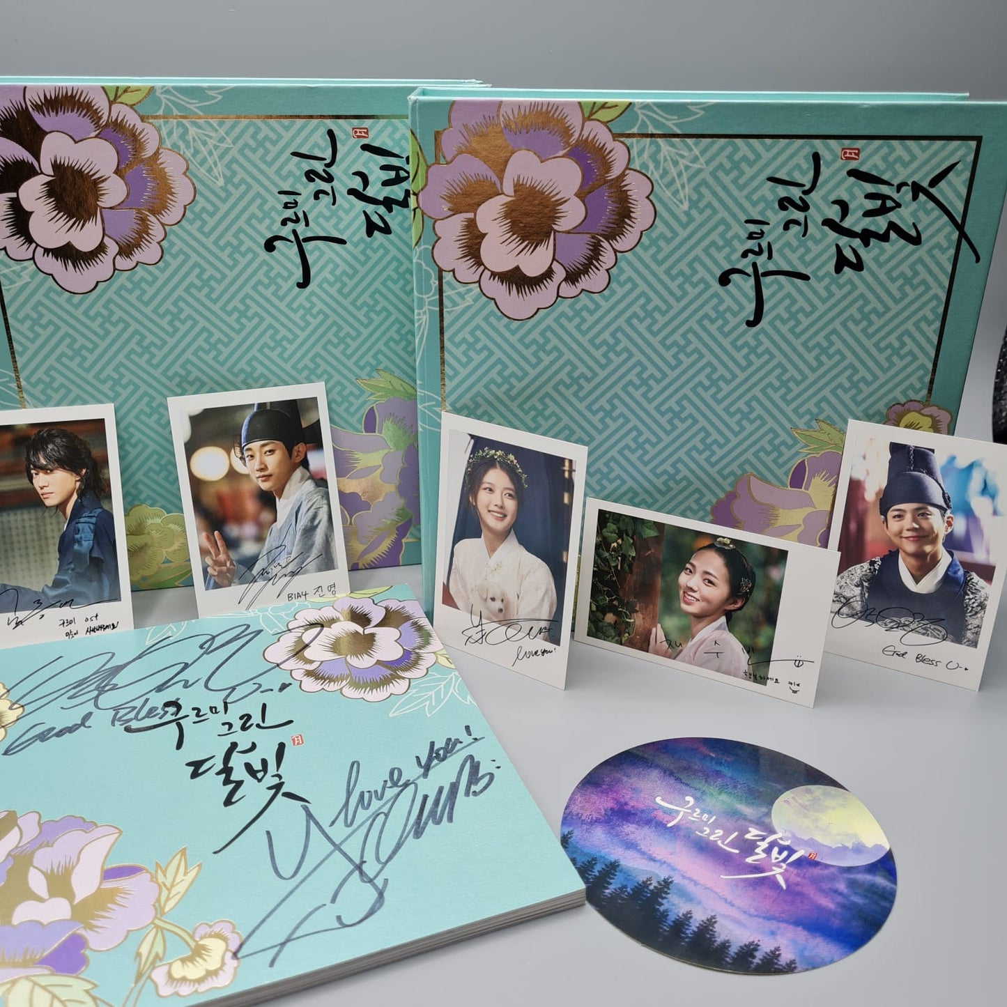 Love in the Moonlight OST Limited edition Autographed 2CD Park Bo Gum Kim You Jung