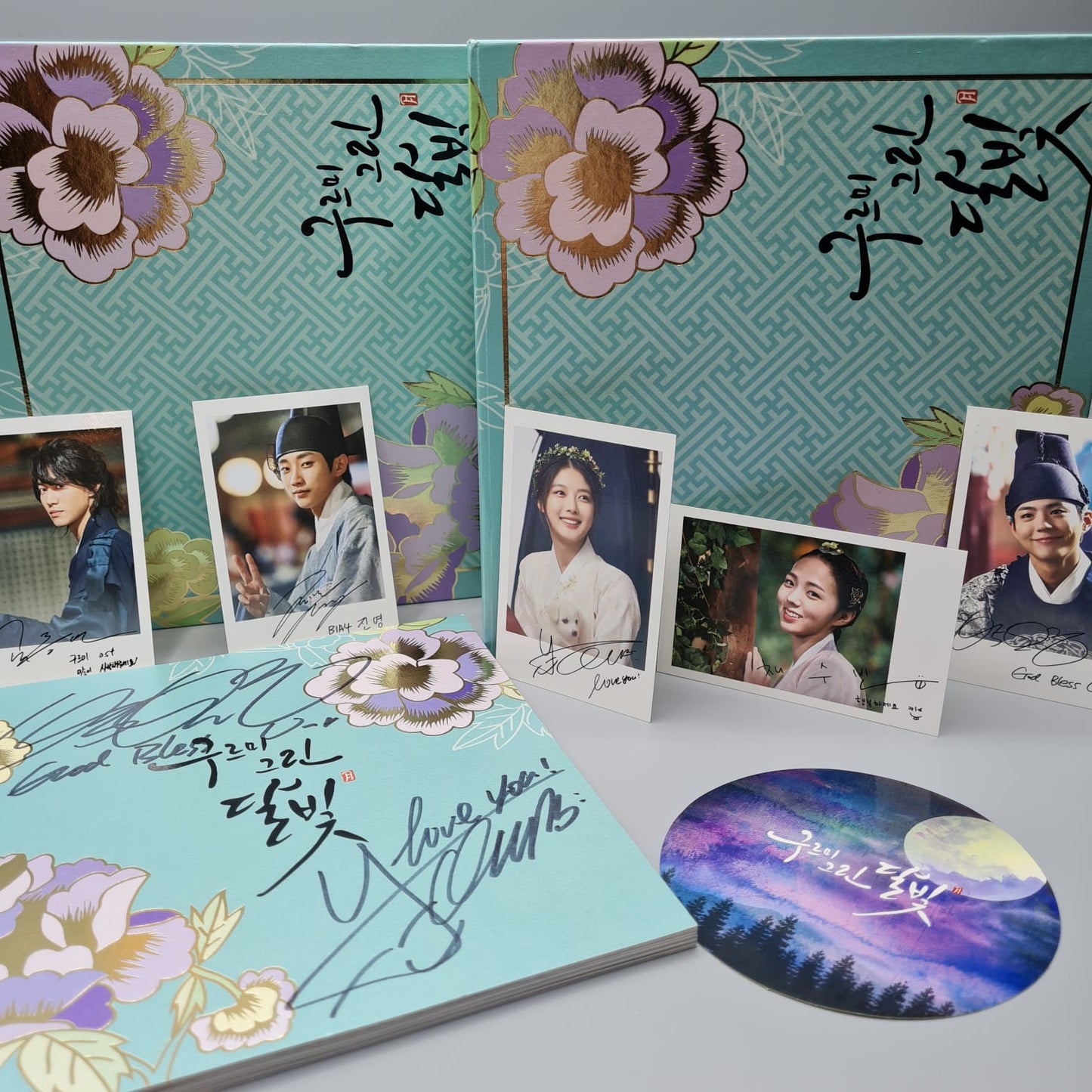 Love in the Moonlight OST Limited edition Autographed 2CD Park Bo Gum Kim You Jung