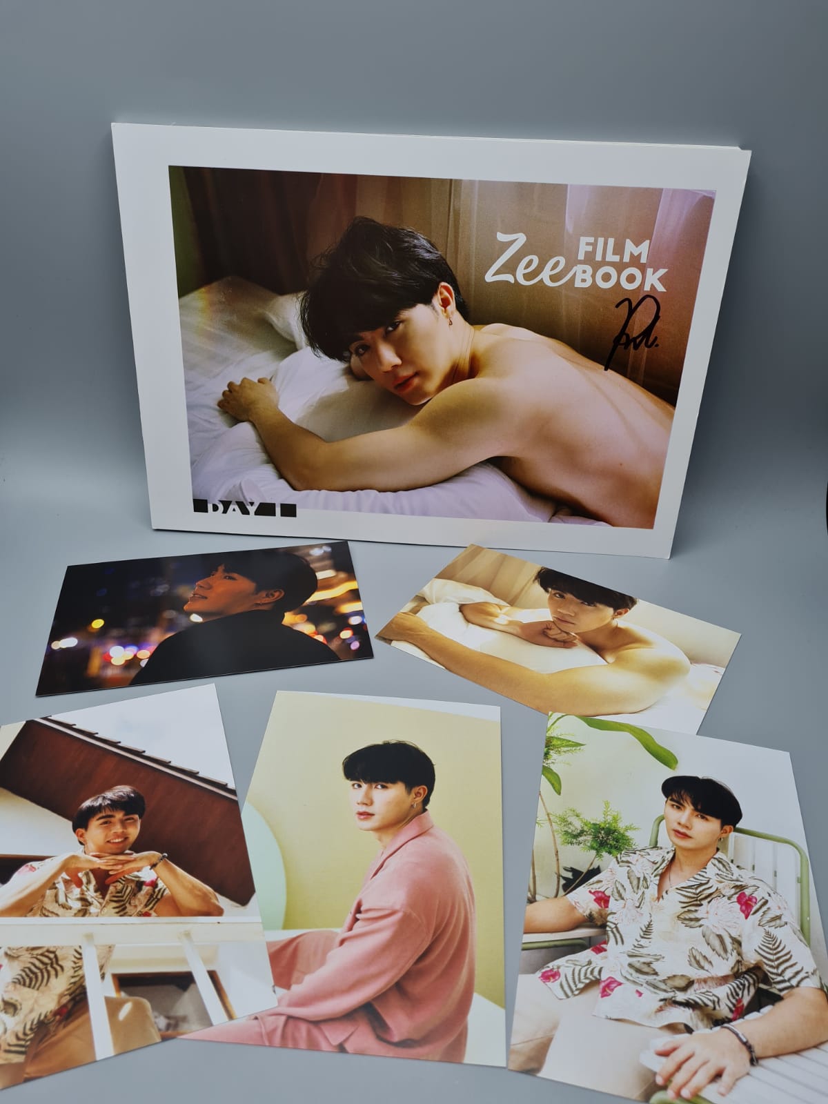 WHY R U - Zee Pruk Film Book Set Day 1 or Day 2 + Photocards Autographed