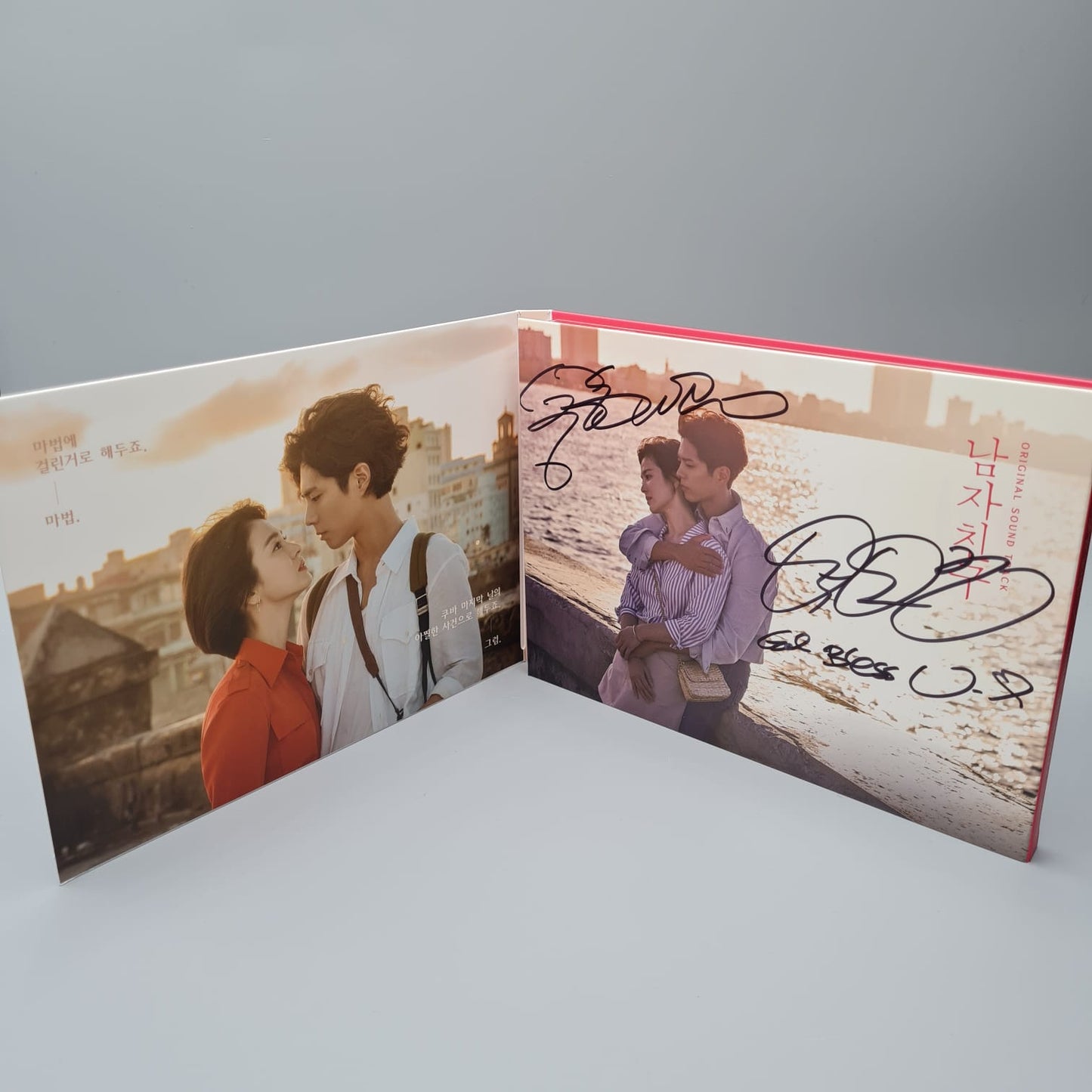 Encounter Korean Series  OST Park Bo Gum Song Hye Kyo Autographed